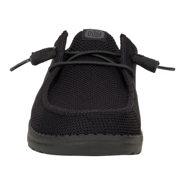 Wendy Slip Stretch Sox Black Mules heydude Apparel