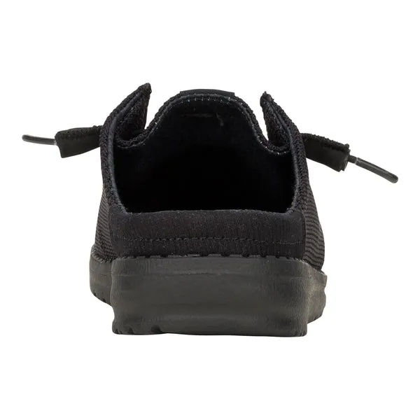 Wendy Slip Stretch Sox Black Mules heydude Apparel