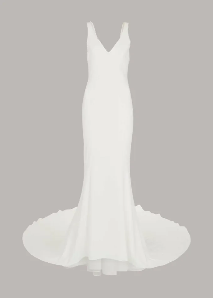 Whistles Billie Wedding Dress Ivory Women Dresses
