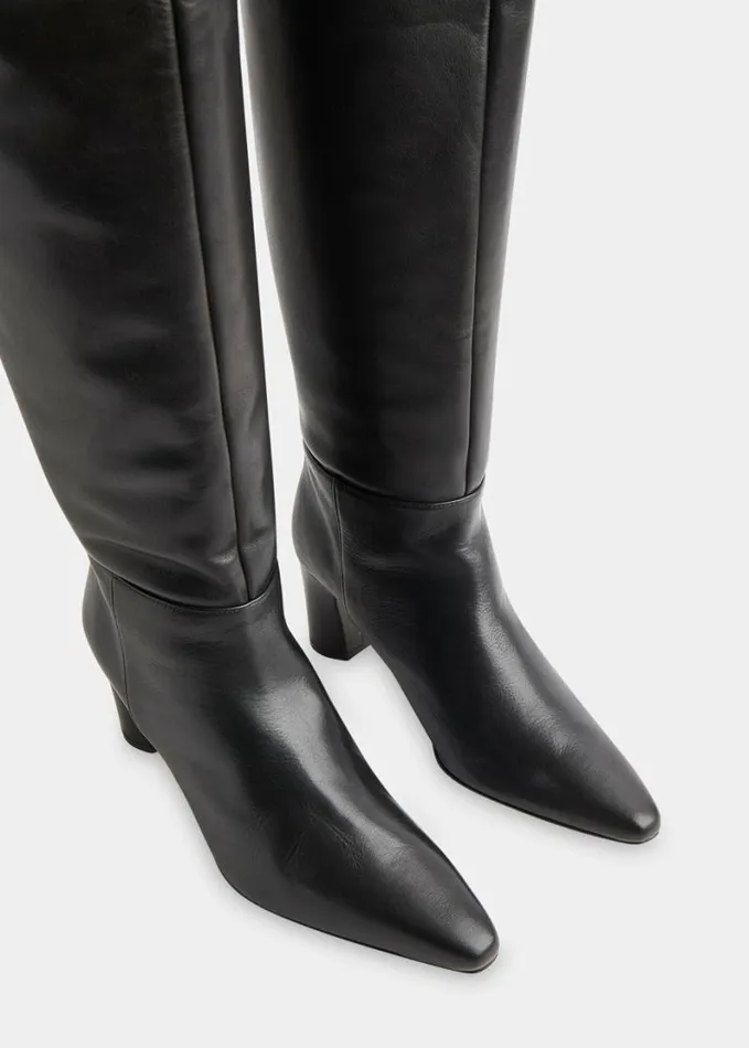 Whistles Inessa Over The Knee Boot Black Women Boots