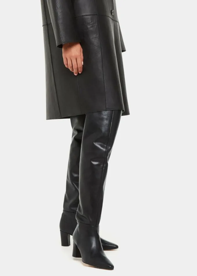 Whistles Inessa Over The Knee Boot Black Women Boots