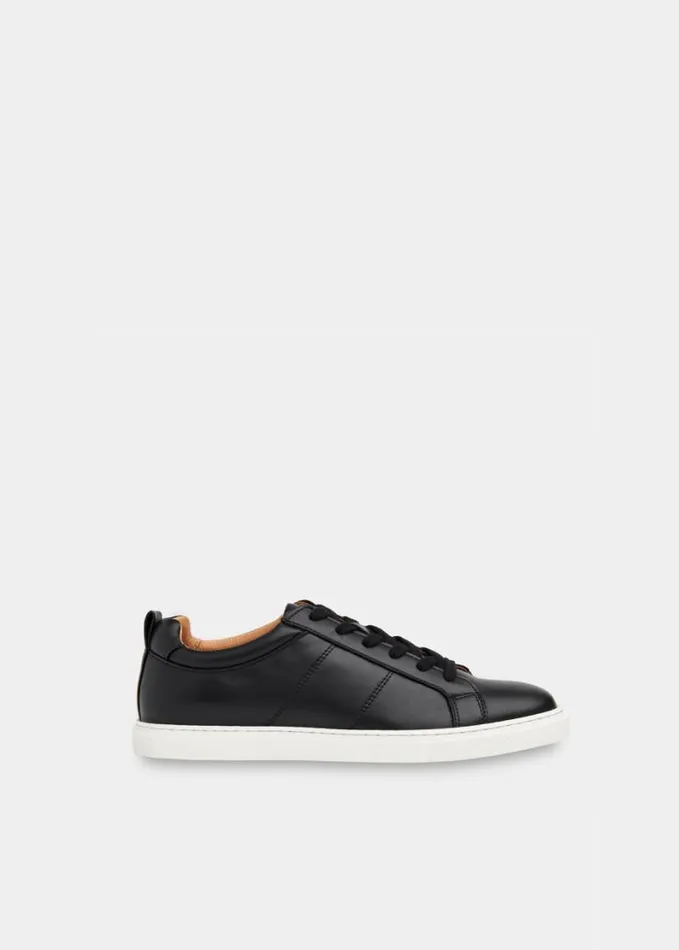 Whistles Koki Lace Up Trainer Black Women Sneakers