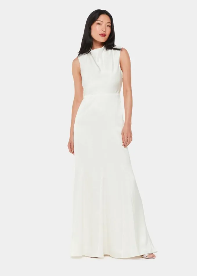 Whistles Melody Wedding Dress Ivory Women Dresses