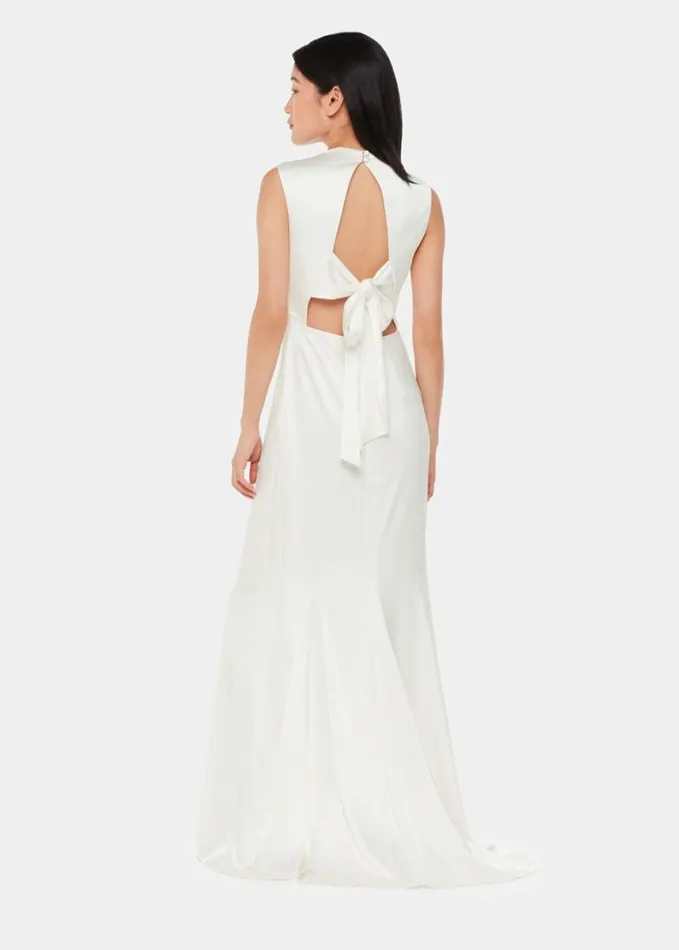 Whistles Melody Wedding Dress Ivory Women Dresses