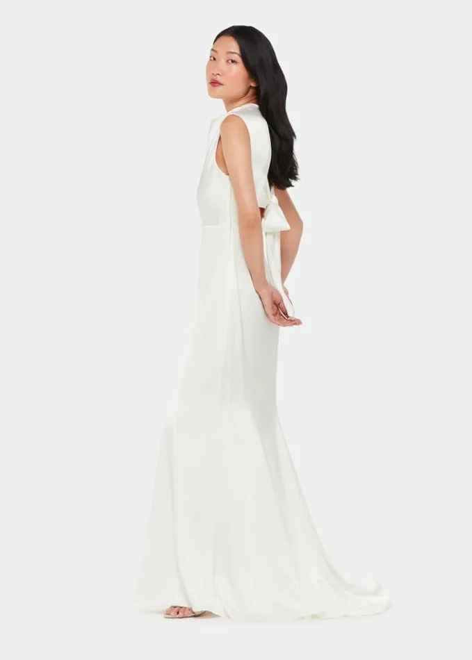 Whistles Melody Wedding Dress Ivory Women Dresses