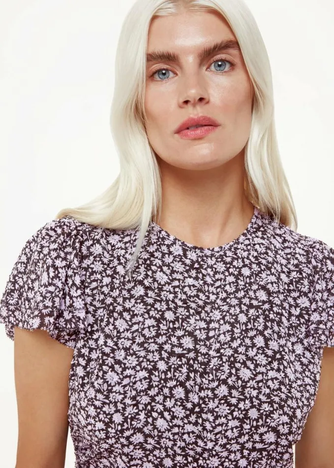 Whistles Petite Daisy Field Lola Dress Purplemulti Women Petite Dresses and Jumpsuits Whistles Petite Daisy Field Lola Dress Purplemulti Women Petite Dresses and Jumpsuits