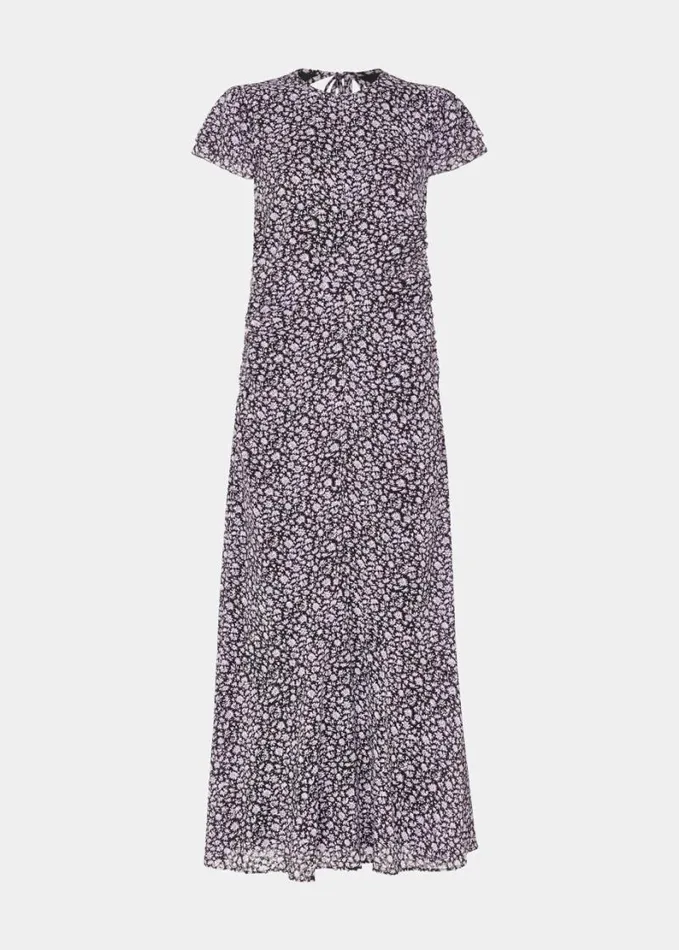 Whistles Petite Daisy Field Lola Dress Purplemulti Women Petite Dresses and Jumpsuits Whistles Petite Daisy Field Lola Dress Purplemulti Women Petite Dresses and Jumpsuits