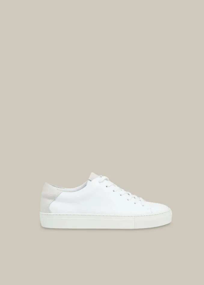 Whistles Raife Minimal Trainer White Women Sneakers
