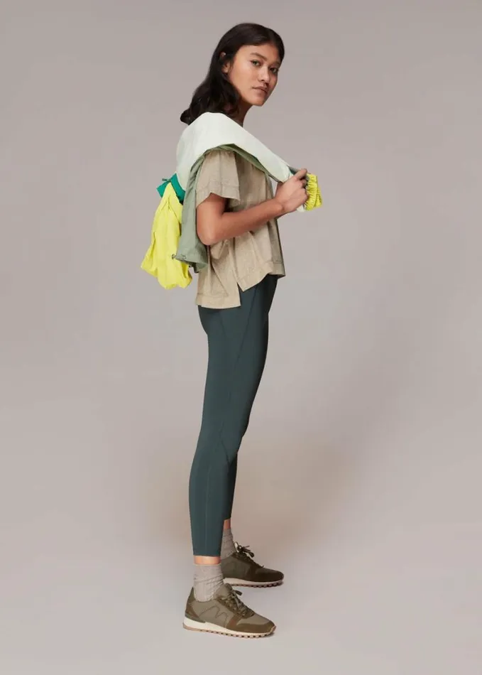 Whistles Ultimate Active Oversized Tee Neutral Women Tops