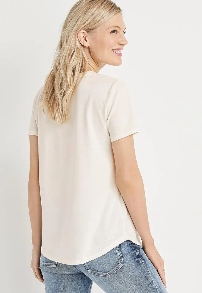 White All You Need Is Love Graphic Tee Women Maurices Tops