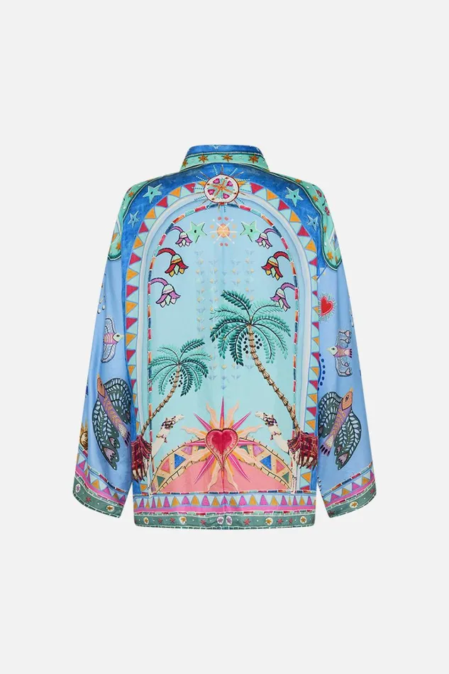WIDE SLEEVE BLOUSE A PAINTED VILLAGE A Painted Village Womens Camilla Blouses and Shirts