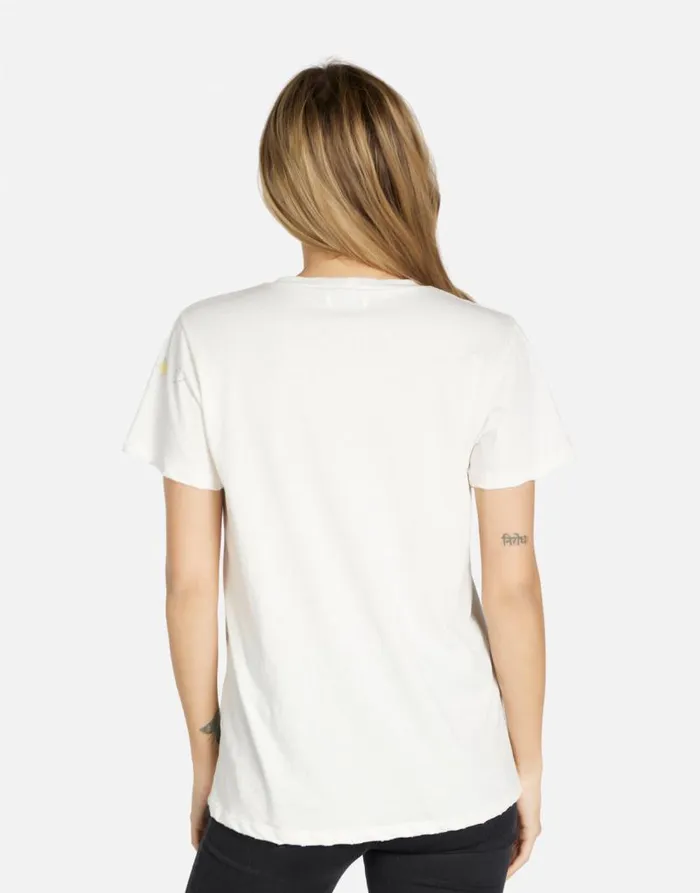 Wolf Vintage Eagle Milk Women Lauren Moshi Short Sleeve