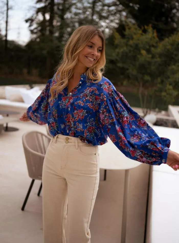 Women039s Clothing Blouses Easy Clothes Blue Divna Blouse Women039s Clothing Blouses Easy Clothes Blue Divna Blouse