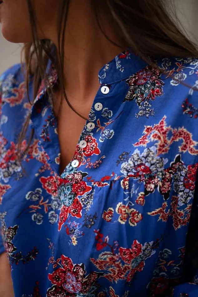 Women039s Clothing Blouses Easy Clothes Blue Divna Blouse Women039s Clothing Blouses Easy Clothes Blue Divna Blouse