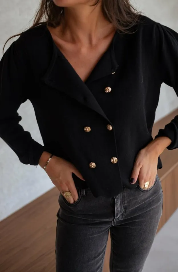 Women039s Clothing Cardigans Easy Clothes Black Avril Cardigan Black