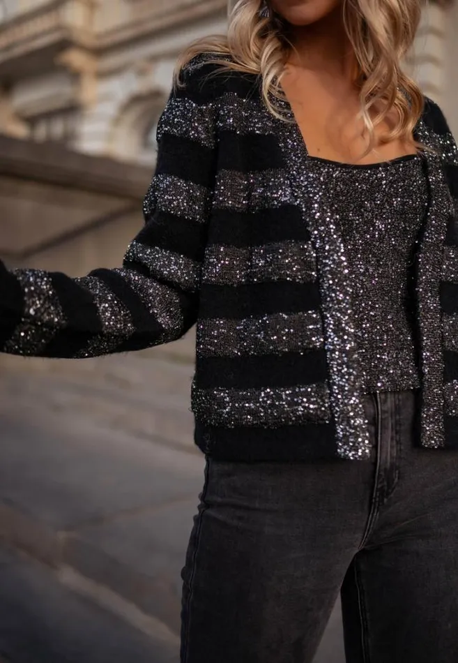 Women039s Clothing Cardigans Easy Clothes Black Pimpa Cardigan