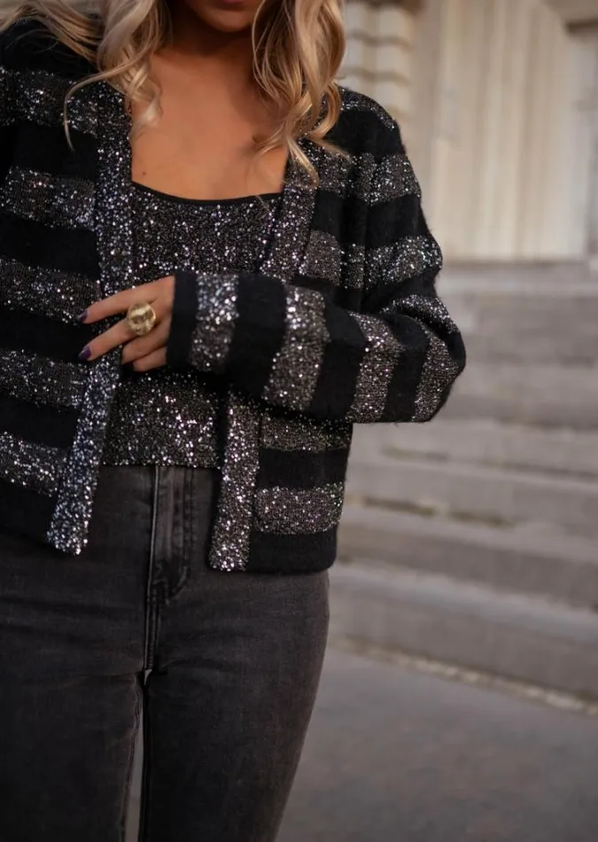Women039s Clothing Cardigans Easy Clothes Black Pimpa Cardigan