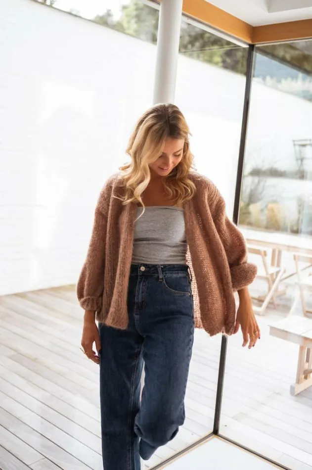 Women039s Clothing Cardigans Easy Clothes Camel Alina Cardigan Camel