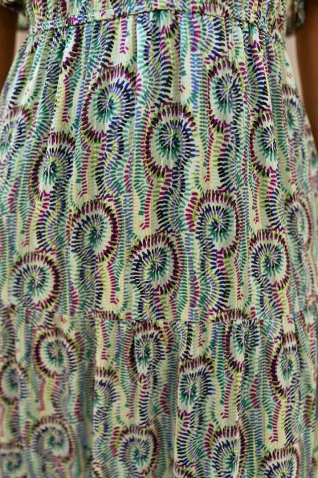 Women039s Clothing Dresses Easy Clothes Green Patterned Loane Dress Green Patterned