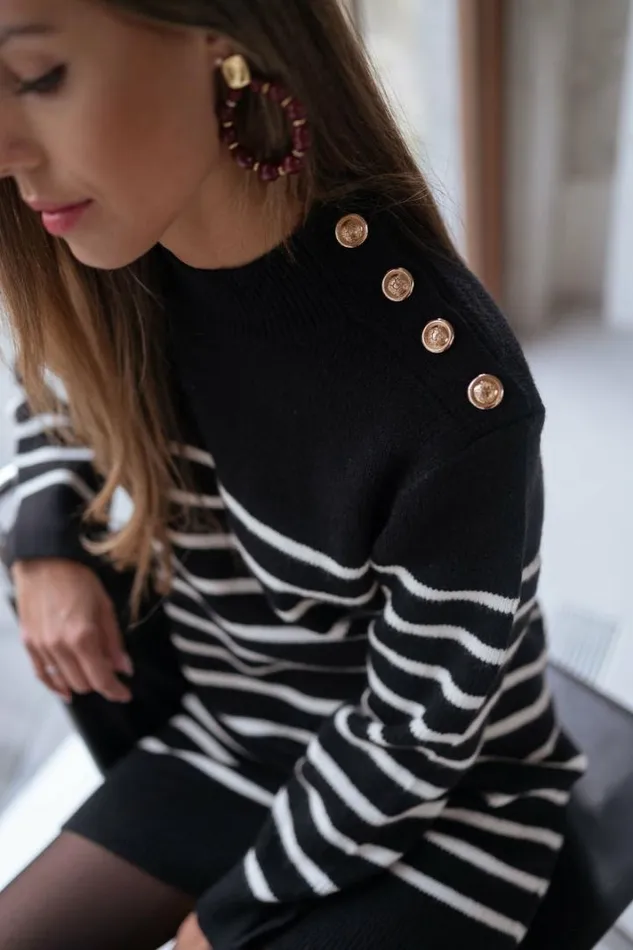 Women039s Clothing Dresses Easy Clothes Manon Striped Sweater Dress Women039s Clothing Dresses Easy Clothes Manon Striped Sweater Dress