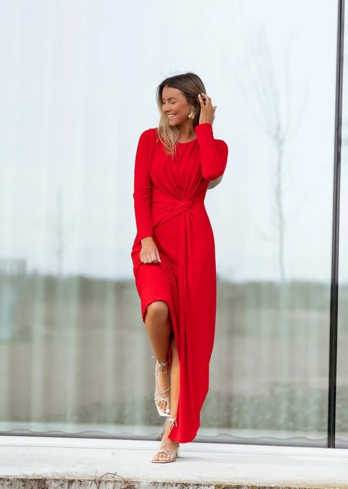 Women039s Clothing Dresses Easy Clothes Red Tary Dress Red