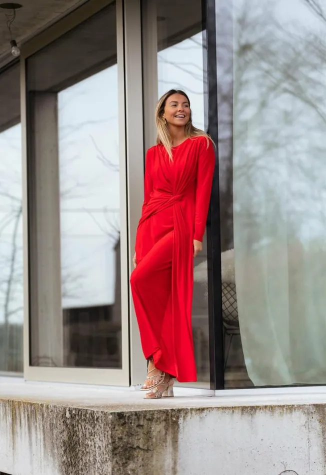 Women039s Clothing Dresses Easy Clothes Red Tary Dress Red