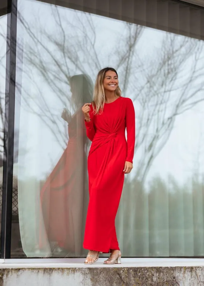 Women039s Clothing Dresses Easy Clothes Red Tary Dress Red