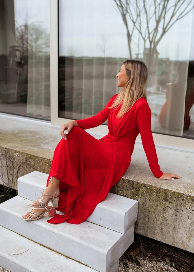 Women039s Clothing Dresses Easy Clothes Red Tary Dress Red