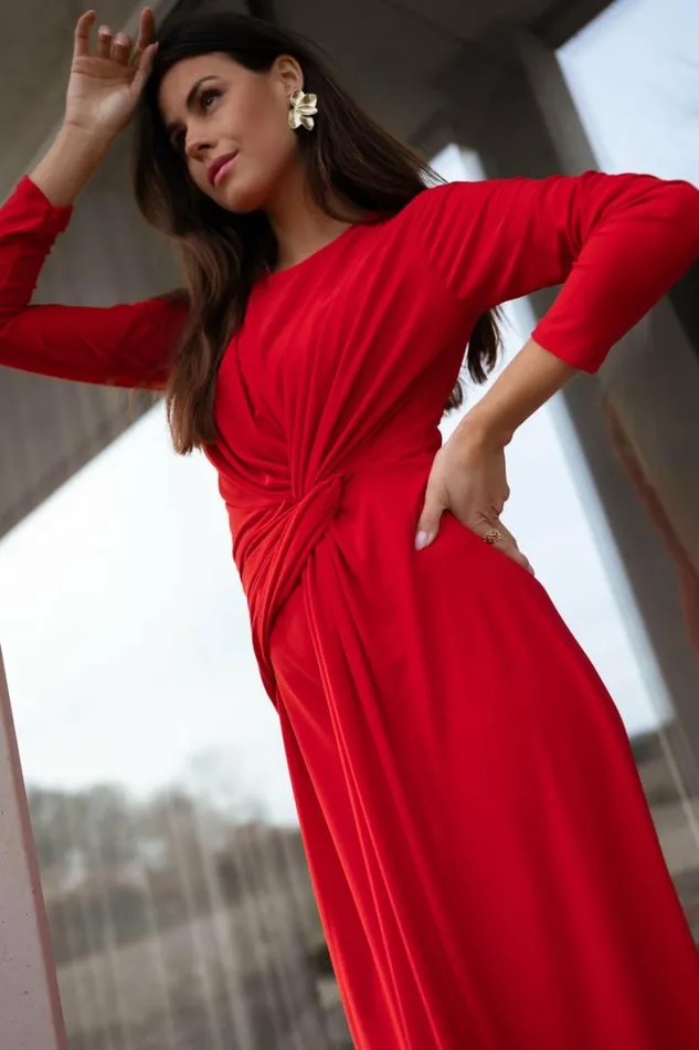 Women039s Clothing Dresses Easy Clothes Red Tary Dress Red