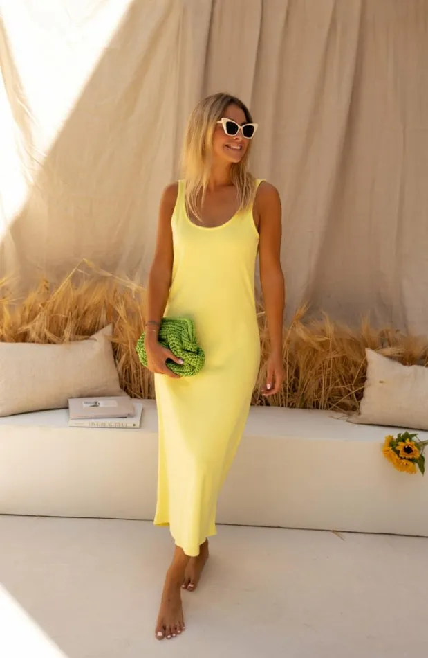 Women039s Clothing Dresses Easy Clothes Yellow Lise Dress