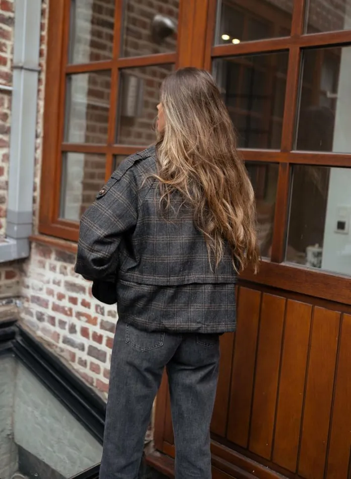 Women039s Clothing Jackets Easy Clothes Checkered Edna Jacket Women039s Clothing Jackets Easy Clothes Checkered Edna Jacket