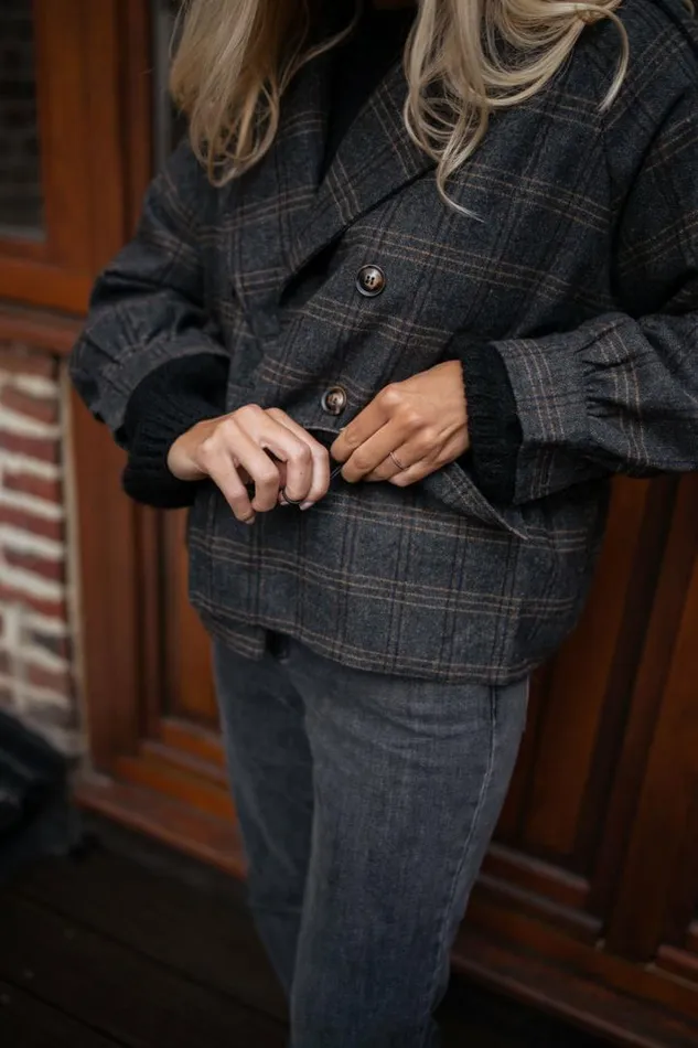 Women039s Clothing Jackets Easy Clothes Checkered Edna Jacket Women039s Clothing Jackets Easy Clothes Checkered Edna Jacket