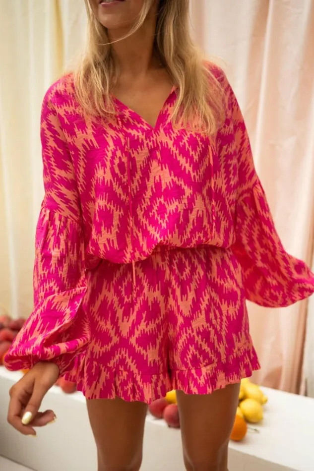Women039s Clothing Shirts Easy Clothes Pink Patterned Constance Shirt Women039s Clothing Shirts Easy Clothes Pink Patterned Constance Shirt