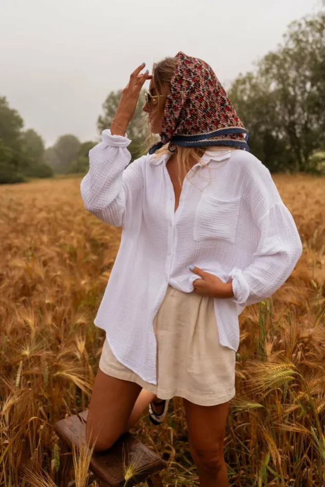 Women039s Clothing Shirts Easy Clothes White Sevan Shirt Women039s Clothing Shirts Easy Clothes White Sevan Shirt