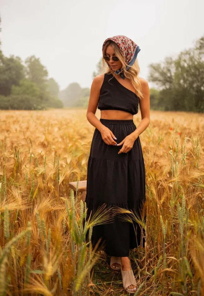 Women039s Clothing Skirts Easy Clothes Black Yoan Skirt