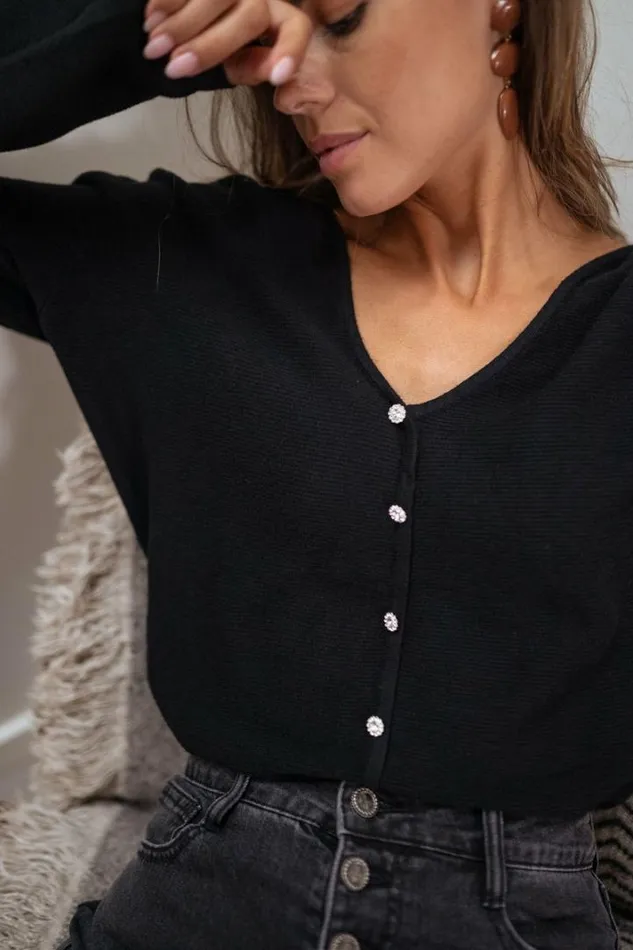 Women039s Clothing Sweaters Easy Clothes Black Aurelien Sweater Black