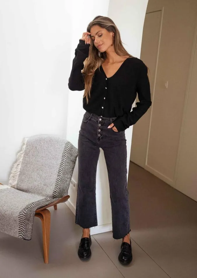 Women039s Clothing Sweaters Easy Clothes Black Aurelien Sweater Black Women039s Clothing Sweaters Easy Clothes Black Aurelien Sweater Black