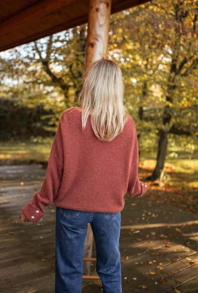 Women039s Clothing Sweaters Easy Clothes Brick Leonie Sweater