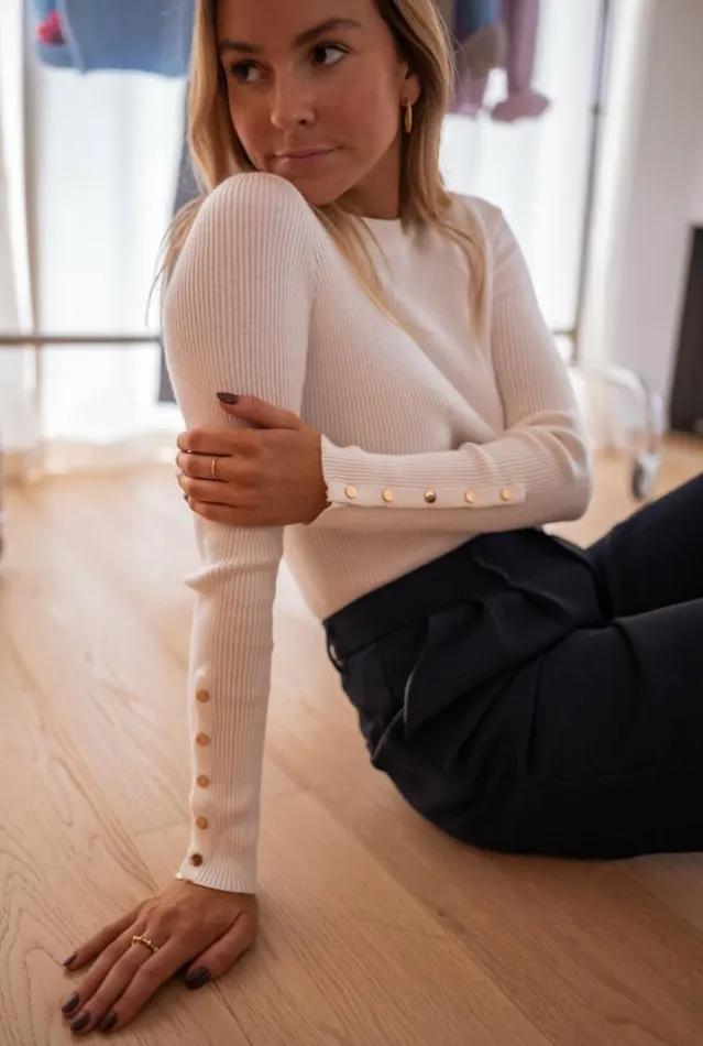 Women039s Clothing Sweaters Easy Clothes Ecru Benoit Sweater Ecru