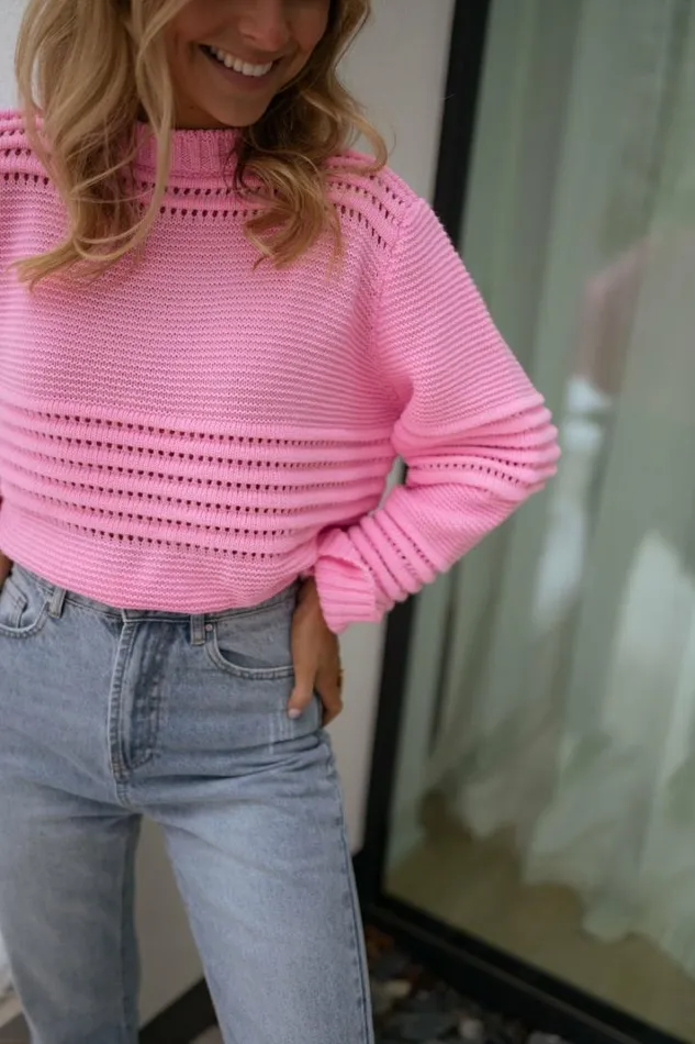 Women039s Clothing Sweaters Easy Clothes Pink Miley Sweater Pink