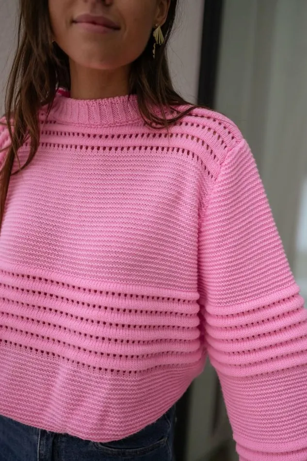 Women039s Clothing Sweaters Easy Clothes Pink Miley Sweater Pink