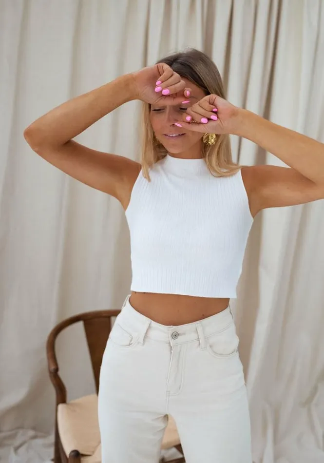 Women039s Clothing Tops Easy Clothes White Lily Tank Top White
