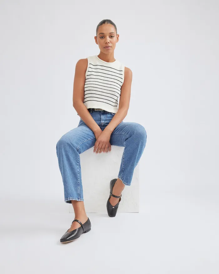 Women April casual flats black leather BALLET jomercer Women April casual flats black leather BALLET jomercer