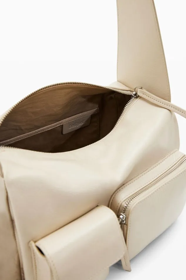 Women Bags Desigual Midsize Pockets Leather Bag