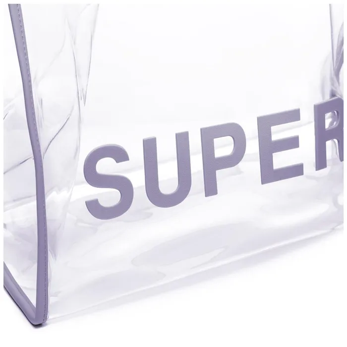 Women Bags Woman TRANSPARENT SHOPPING BAG Shopping Bag GREY LILLA Superga Bags And Backpacks