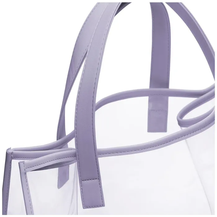 Women Bags Woman TRANSPARENT SHOPPING BAG Shopping Bag GREY LILLA Superga Bags And Backpacks