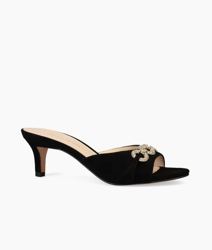 Women Balin 2 Slide 8211 Black Pelle Moda Low Heels Women Balin 2 Slide 8211 Black Pelle Moda Low Heels