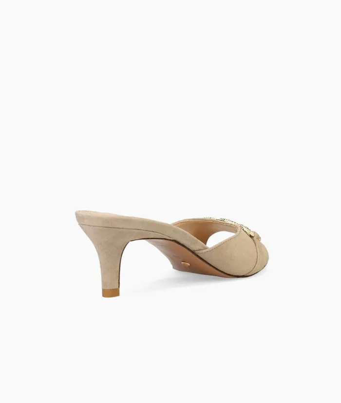 Women Balin 2 Slide 8211 Mushroom Pelle Moda Low Heels Women Balin 2 Slide 8211 Mushroom Pelle Moda Low Heels