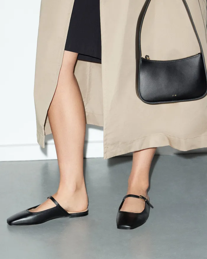 Women BALLET jomercer Sammy dress flats black leather Women BALLET jomercer Sammy dress flats black leather
