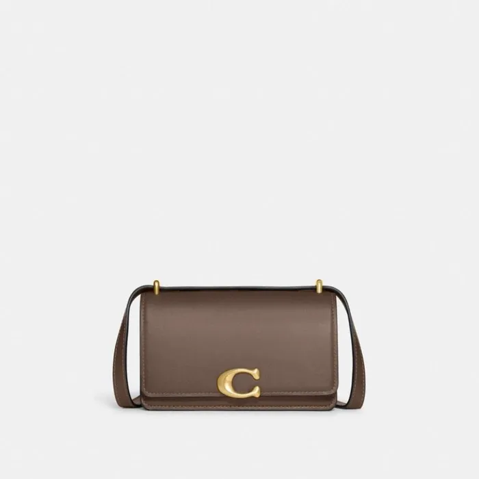 Women Bandit Crossbody Brassdark Stone Coach Shoulder Bags and Hobos